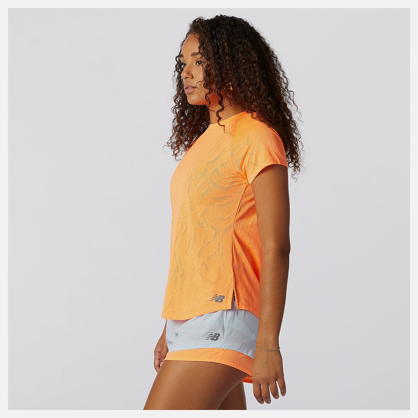 Citrus Punch Q Speed Fuel Jacquard Short Sleeve New Balance Clothing
