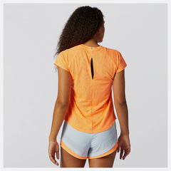 Citrus Punch Q Speed Fuel Jacquard Short Sleeve New Balance Clothing