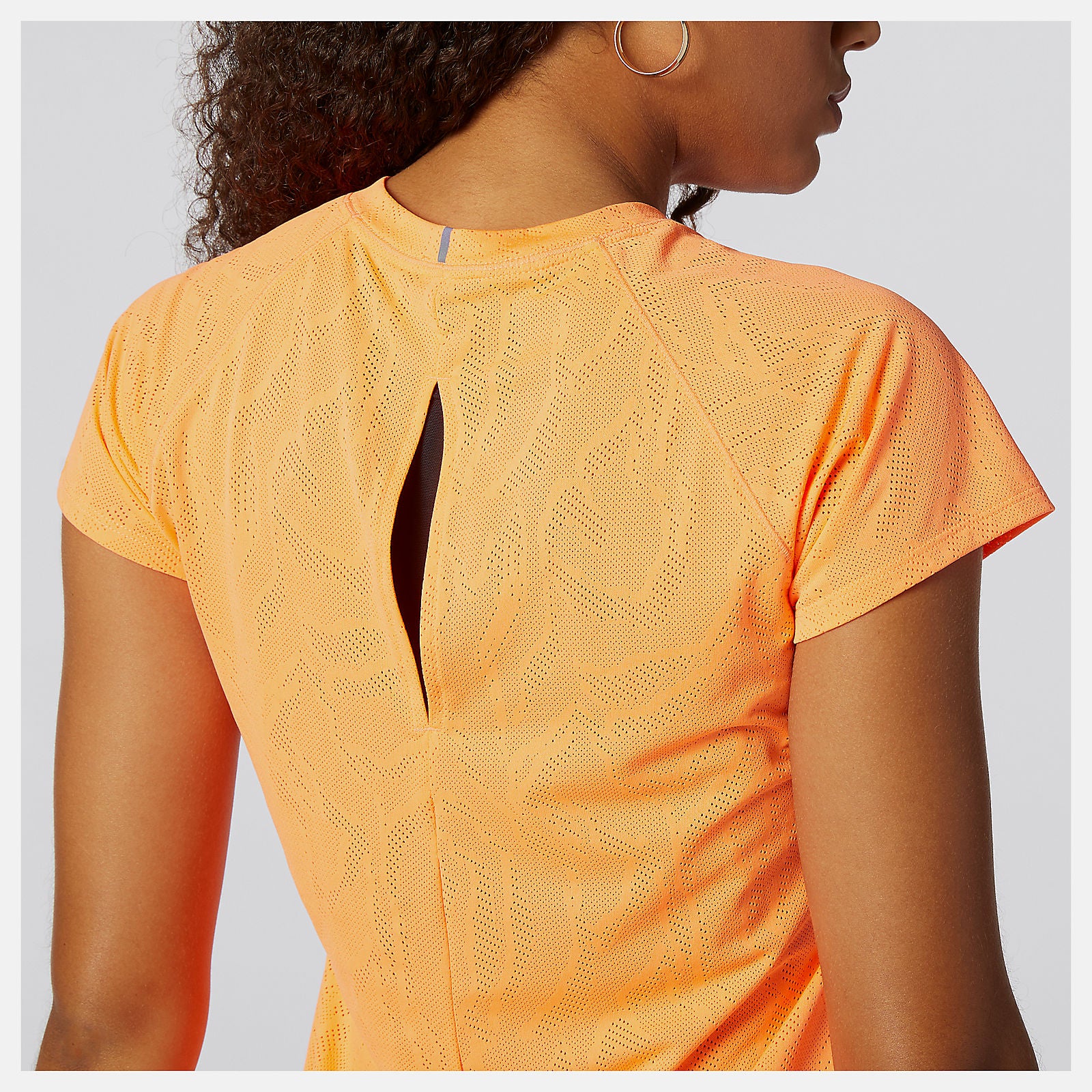 Citrus Punch Q Speed Fuel Jacquard Short Sleeve New Balance Clothing