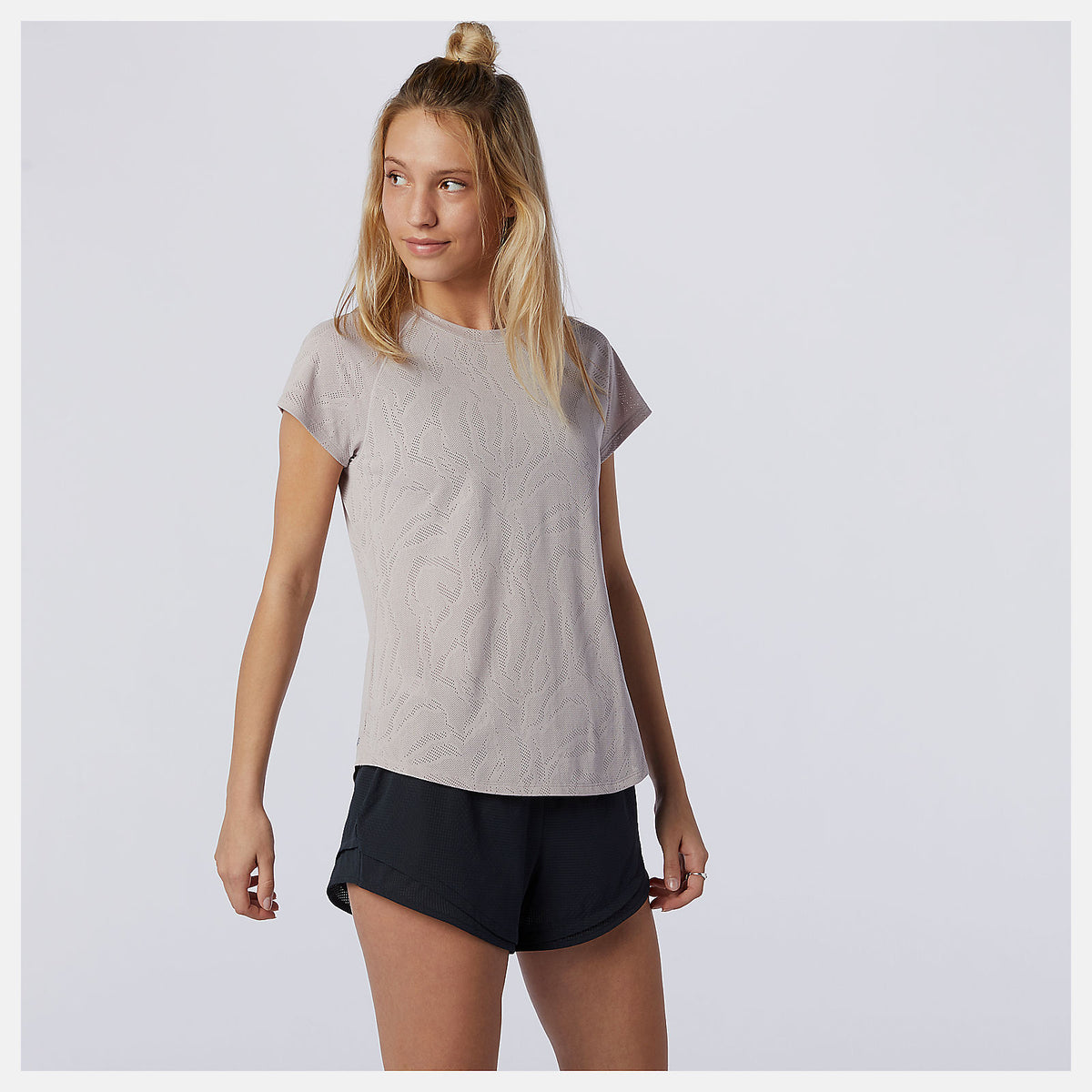 Logwood Q Speed Fuel Jacquard Short Sleeve New Balance Clothing