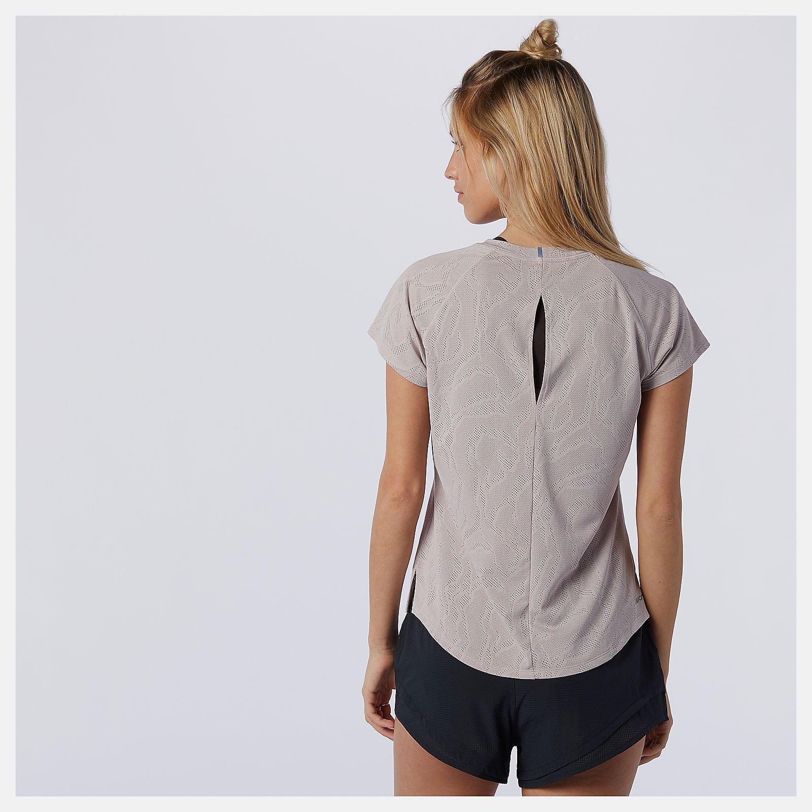 Logwood Q Speed Fuel Jacquard Short Sleeve New Balance Clothing