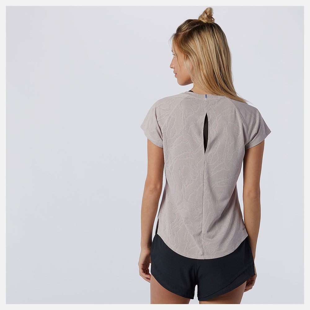 Logwood Q Speed Fuel Jacquard Short Sleeve New Balance Clothing