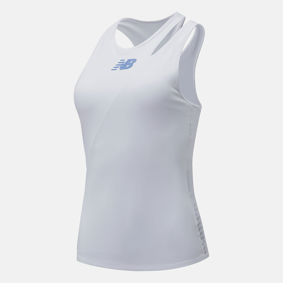 White Tournament Mesh Tank New Balance Clothing