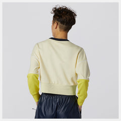 Clear Yellow NB Athletics Crew Fleece New Balance Clothing