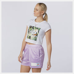 White NB Essentials Botanical Tee New Balance Clothing