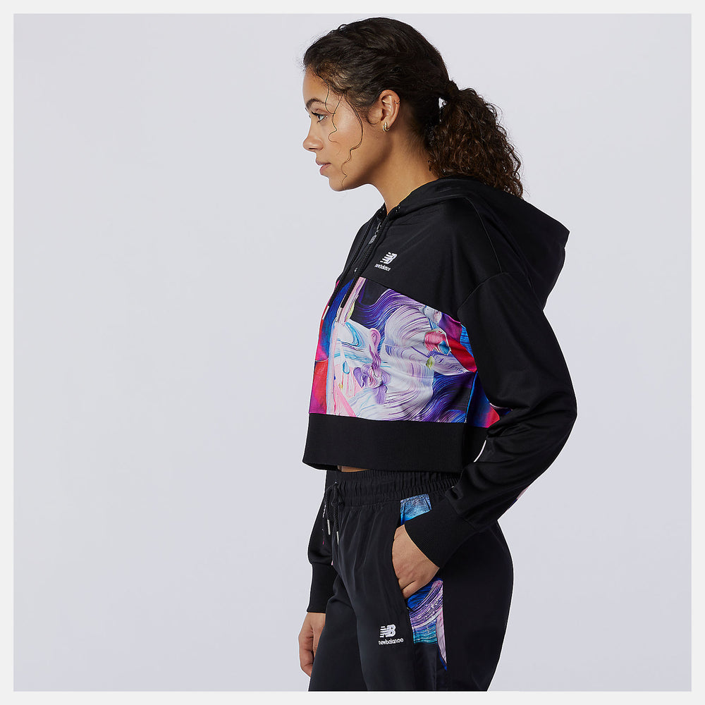 Black/Magnet NB Athletics Erin Loree Half-zip Hoodie New Balance Clothing