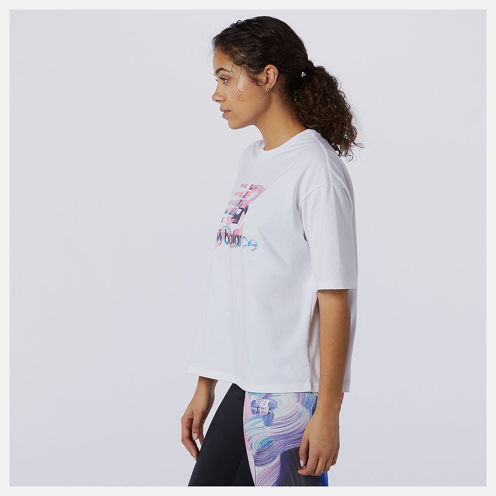 White NB Athletics Erin Loree Graphic Tee New Balance Clothing