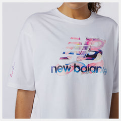 White NB Athletics Erin Loree Graphic Tee New Balance Clothing