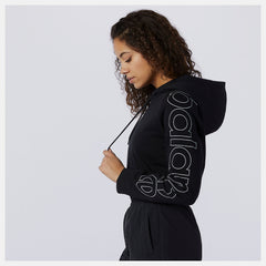 Black Sport Style Optiks Hoodie New Balance Clothing