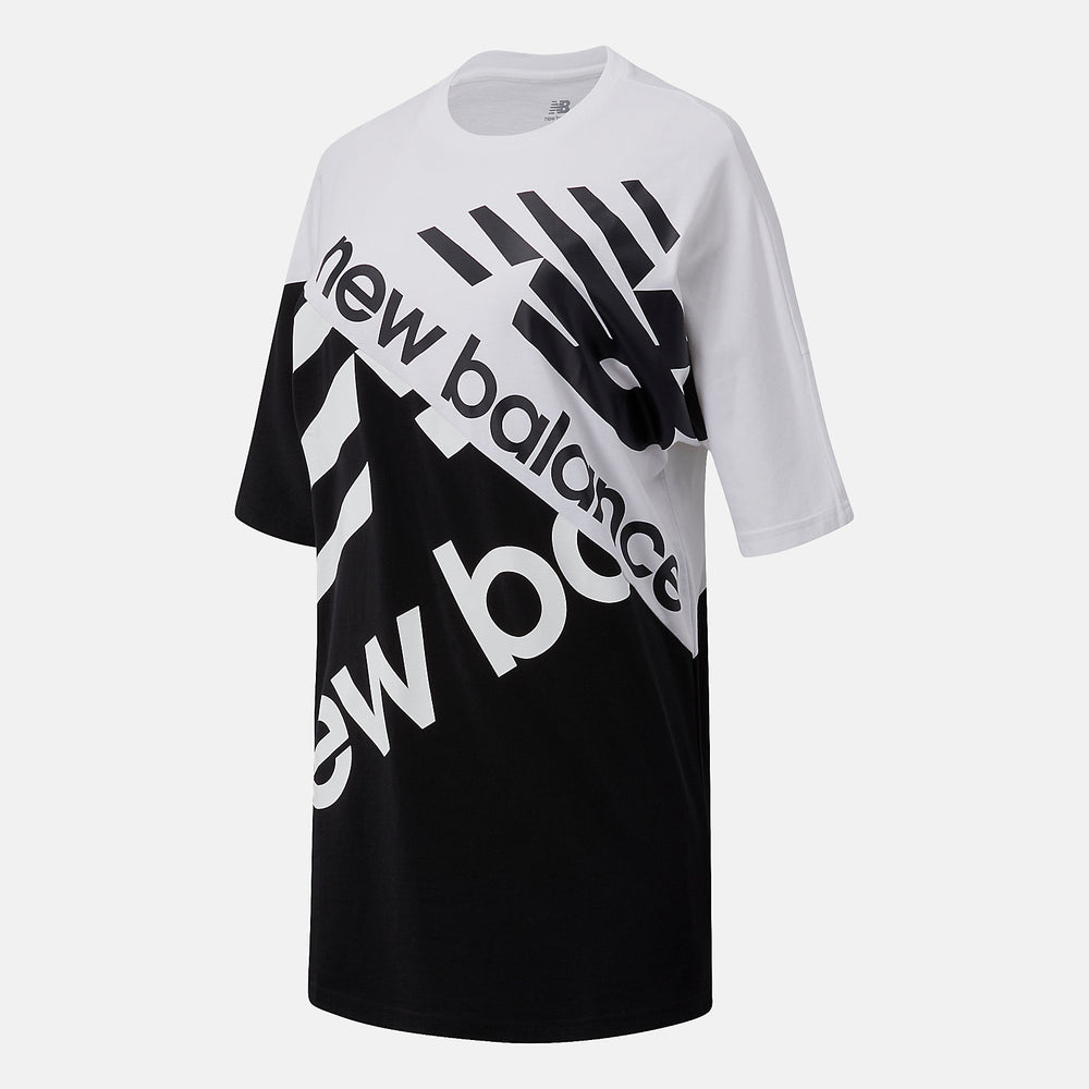 Black/Magnet NB Athletics Splice Tunic Tee New Balance Clothing