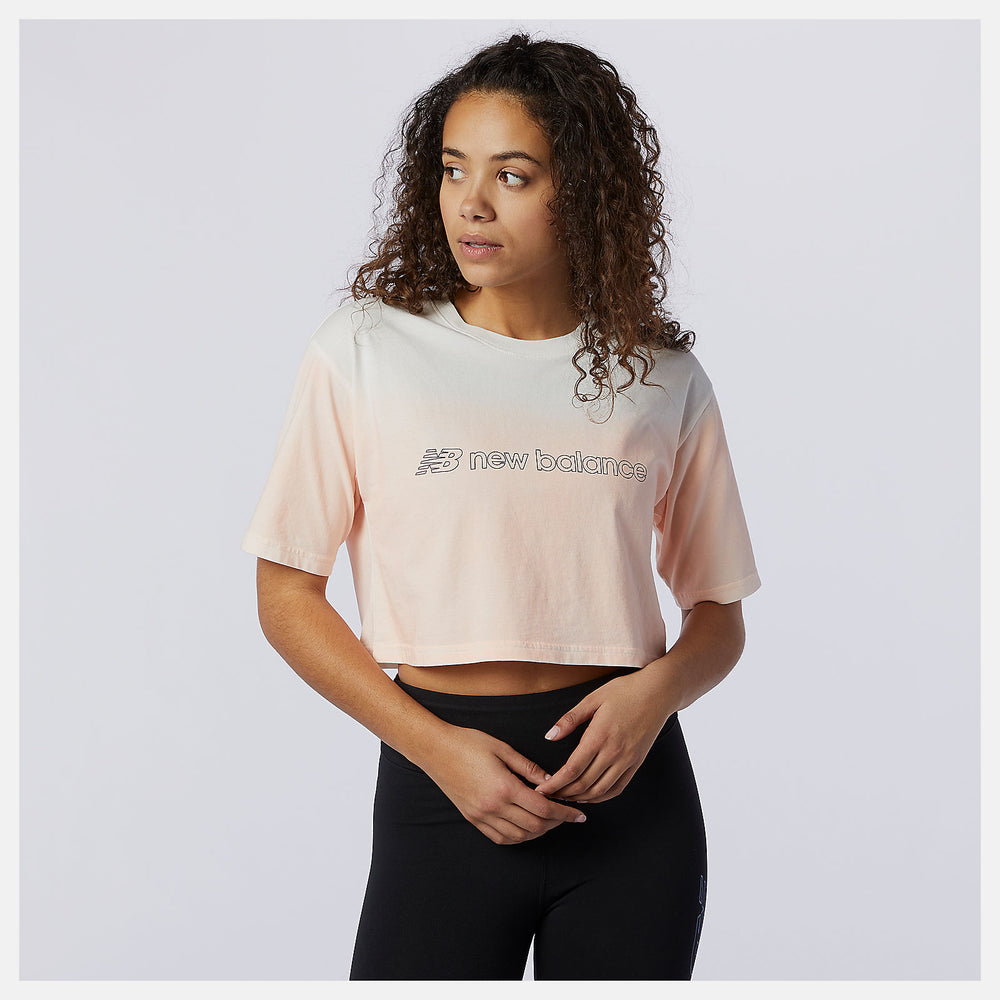 Cloud Pink Sport Style Optiks Gradient Spray Tee New Balance Clothing