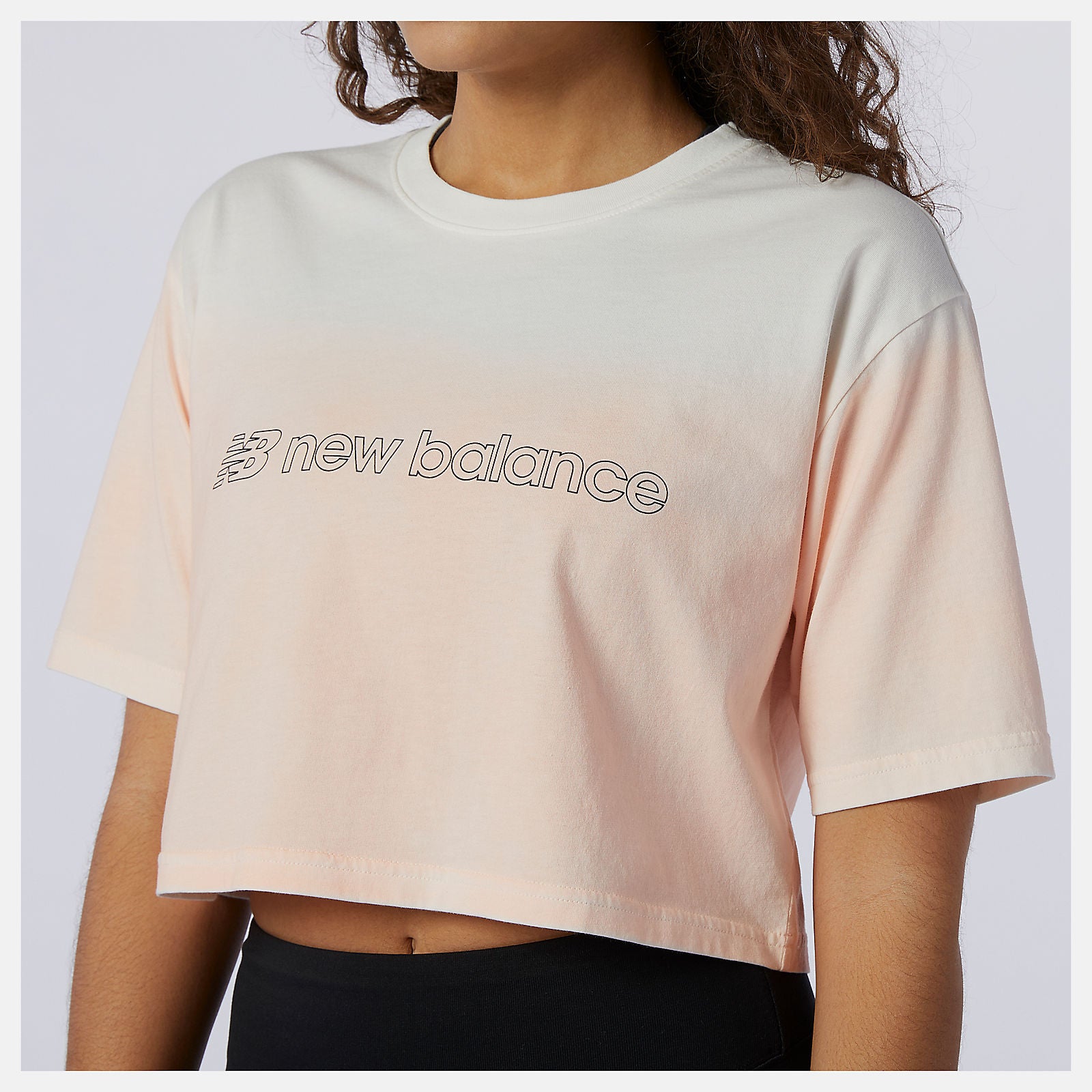 Cloud Pink Sport Style Optiks Gradient Spray Tee New Balance Clothing