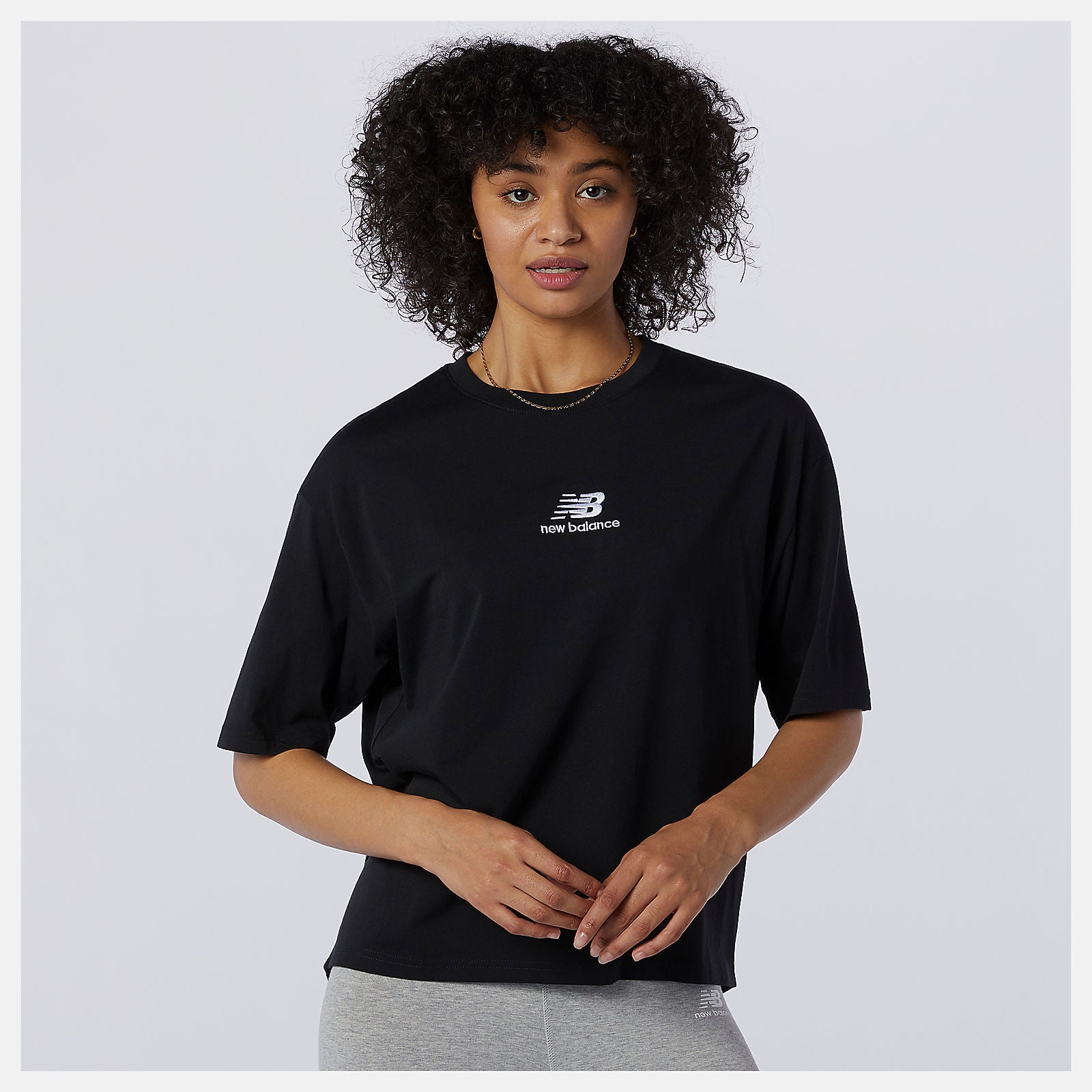 Black NB Athletics Collide Short Sleeve Tee New Balance Clothing
