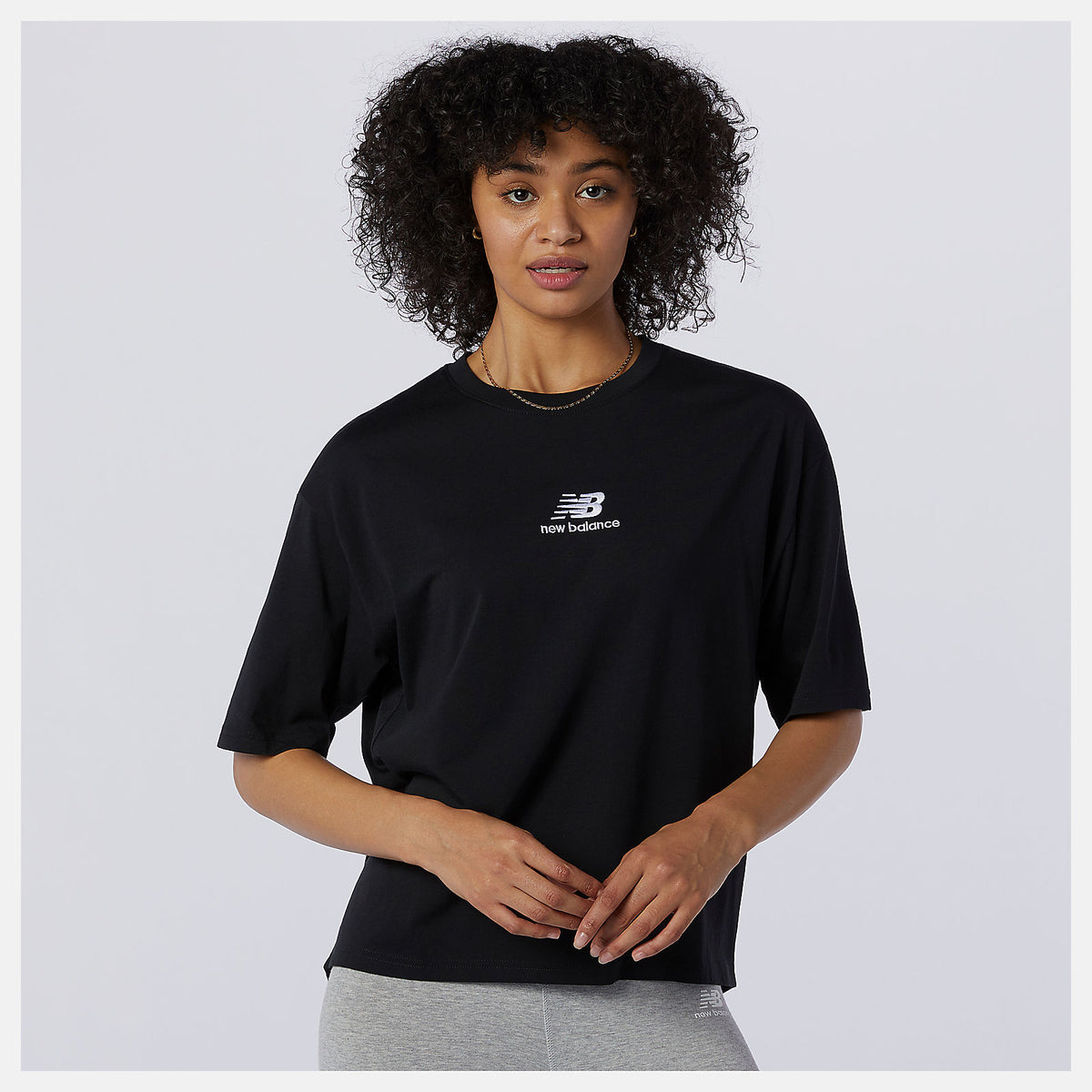 Black NB Athletics Collide Short Sleeve Tee New Balance Clothing