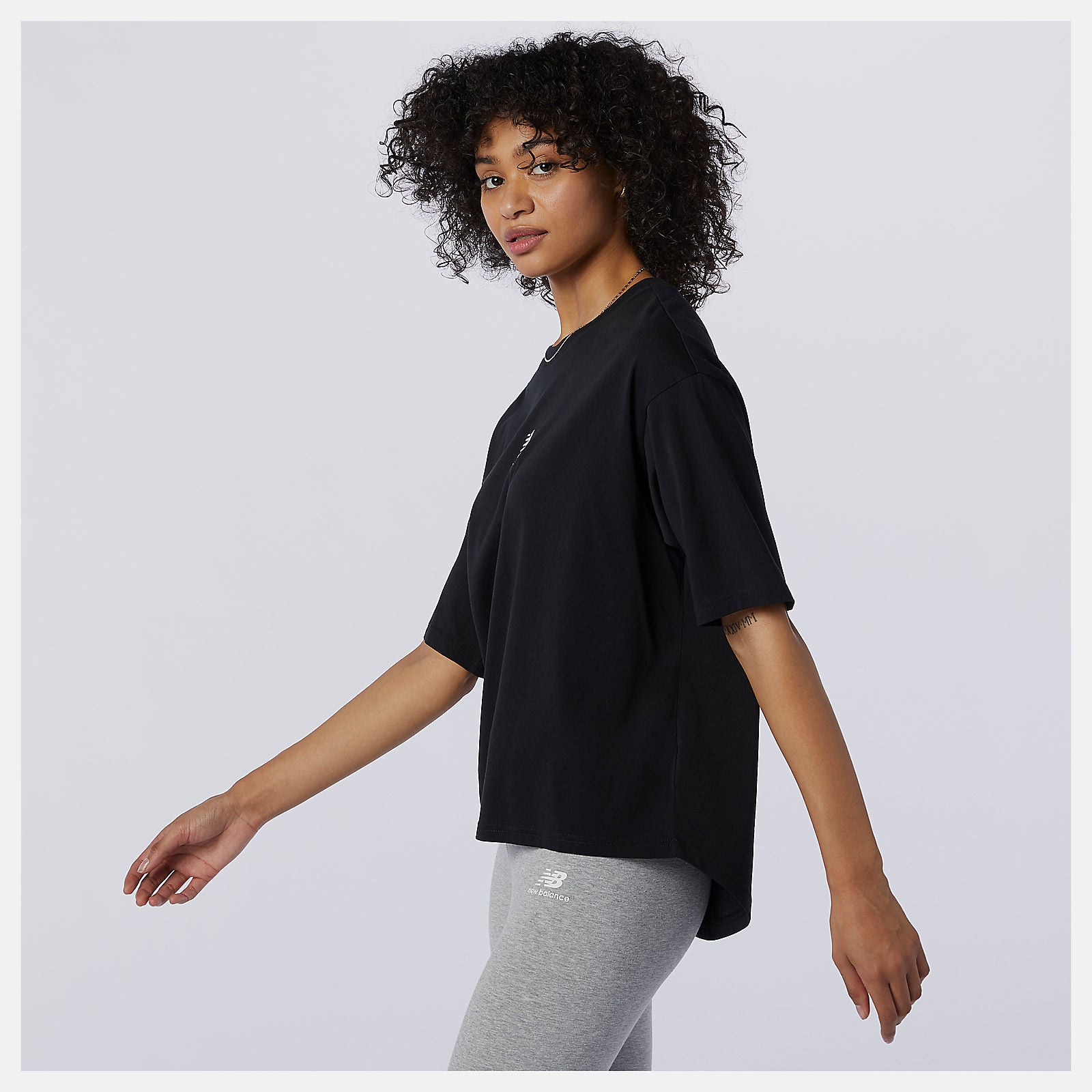 Black NB Athletics Collide Short Sleeve Tee New Balance Clothing
