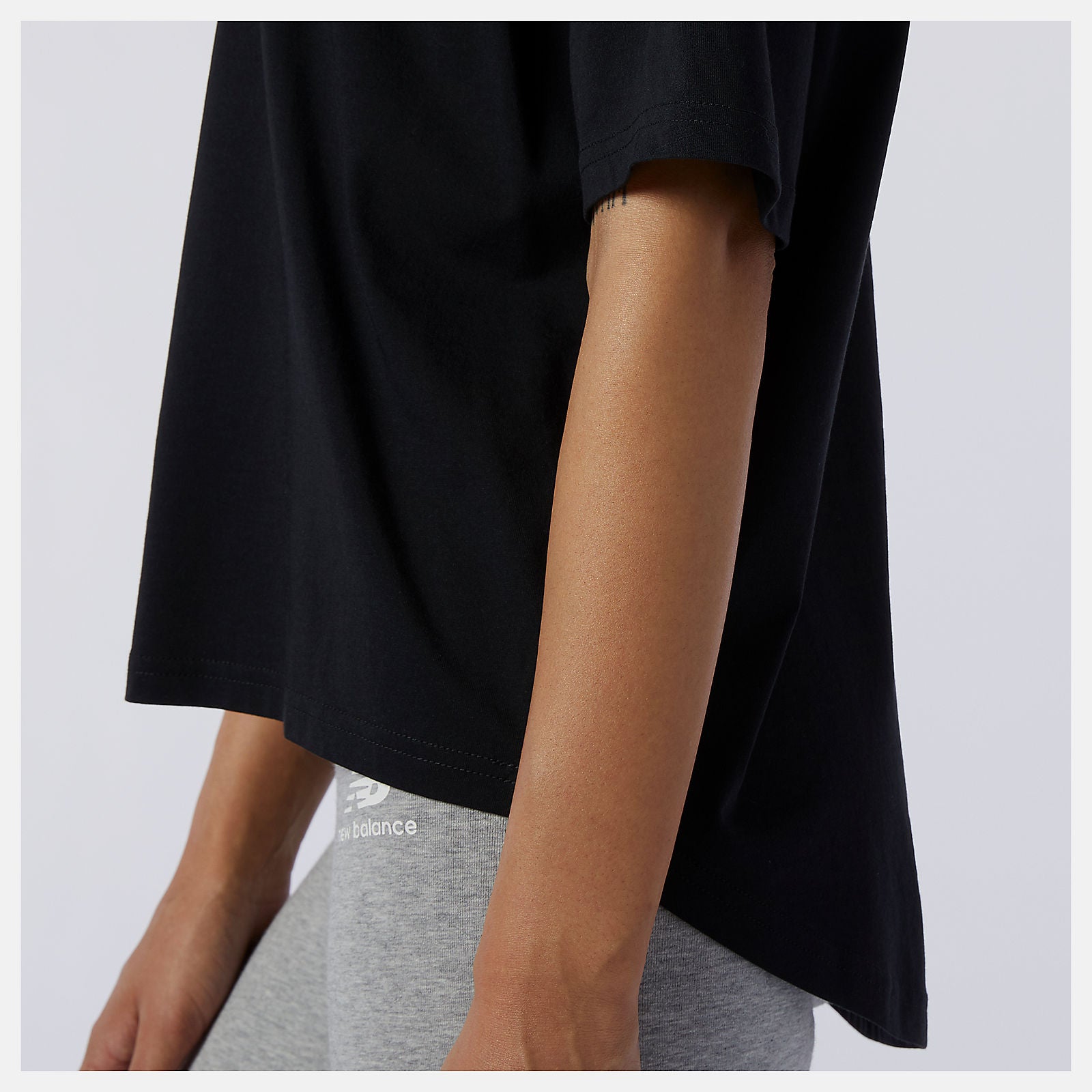 Black NB Athletics Collide Short Sleeve Tee New Balance Clothing