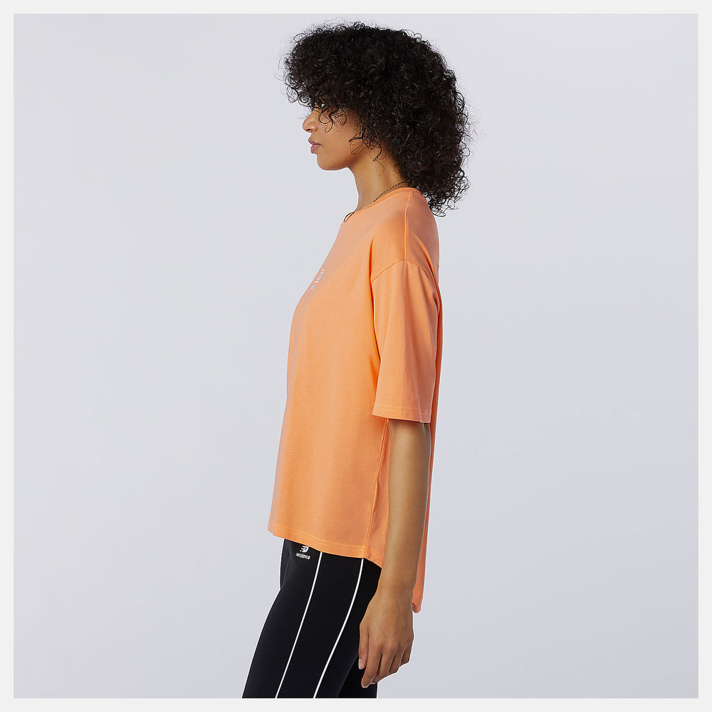 Citrus Punch NB Athletics Collide Short Sleeve Tee New Balance Clothing