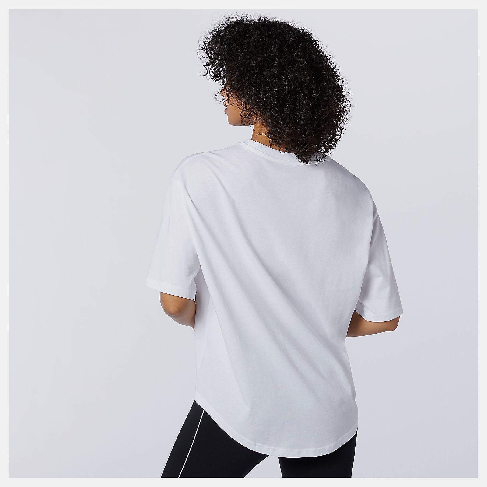 White NB Athletics Collide Short Sleeve Tee New Balance Clothing