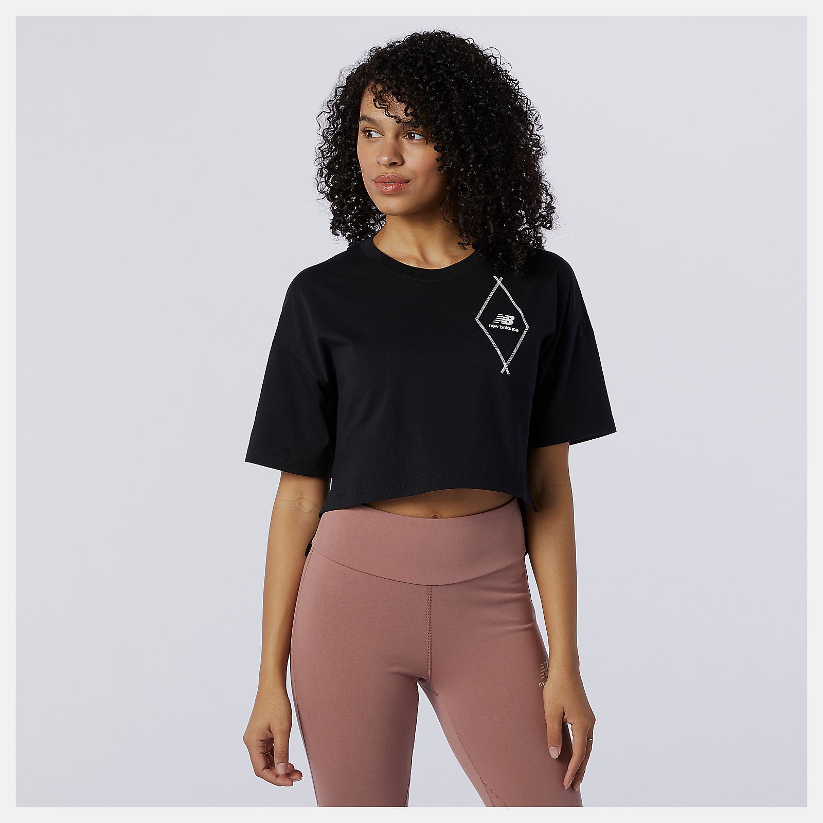 Black NB Athletics Argyle Graphic Tee New Balance Clothing