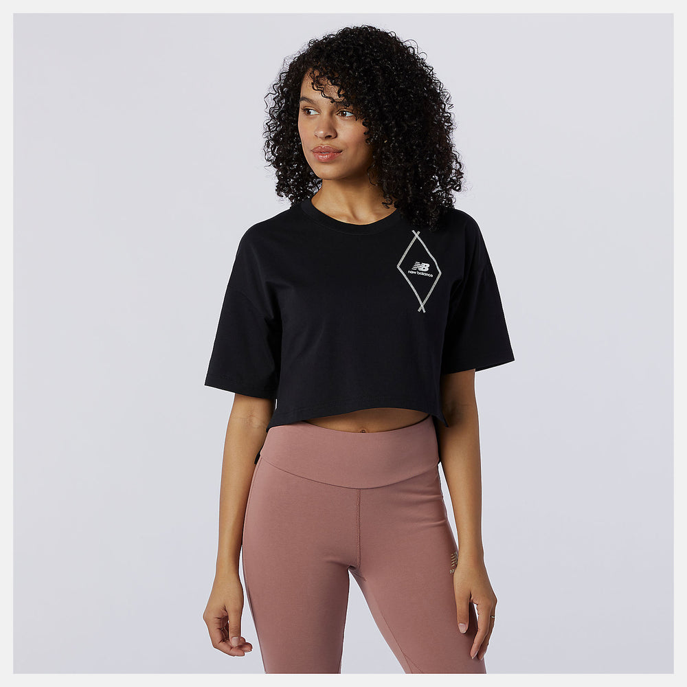 Black NB Athletics Argyle Graphic Tee New Balance Clothing