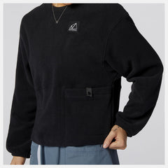 Black NB All Terrain Pocket Crew Fleece New Balance Clothing