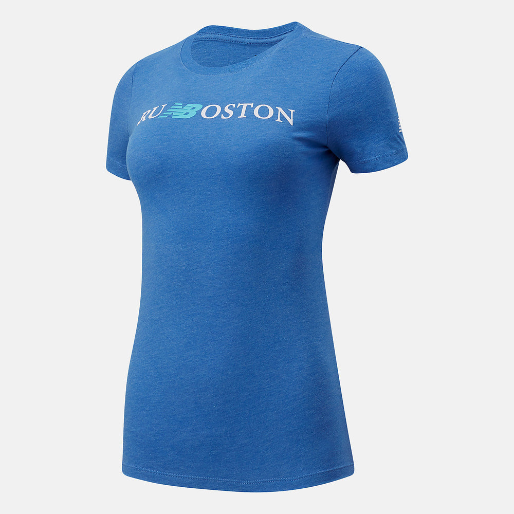 Team Royal Run Boston Graphic Tee New Balance Clothing
