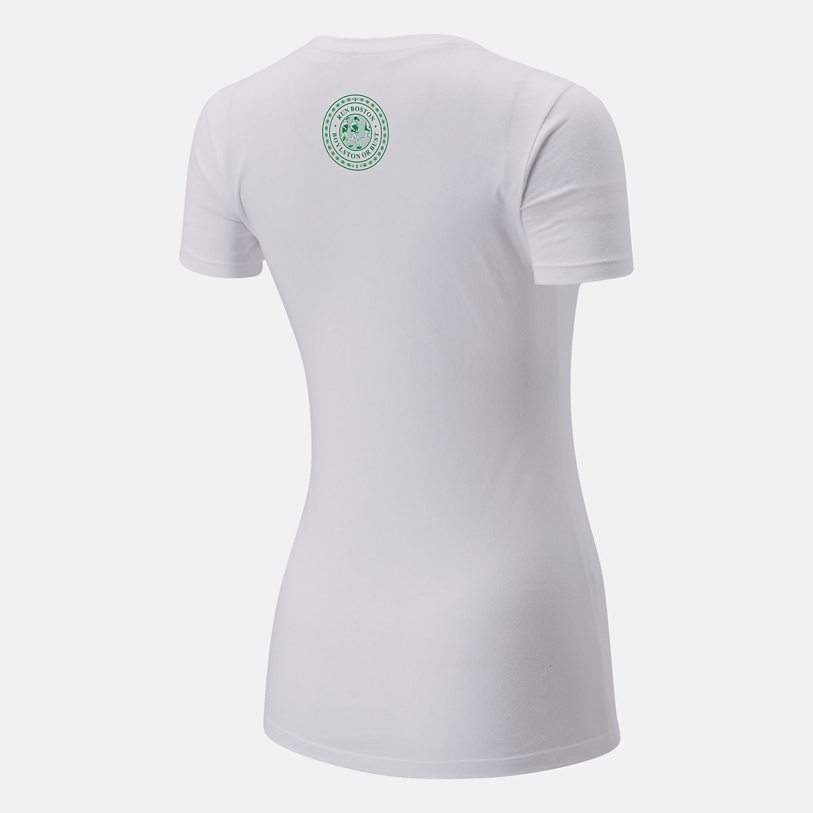 White Boston One Mile To Go Graphic Tee New Balance Clothing