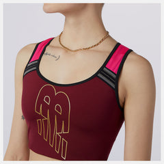 Garnet Achiever Crop Top New Balance Clothing