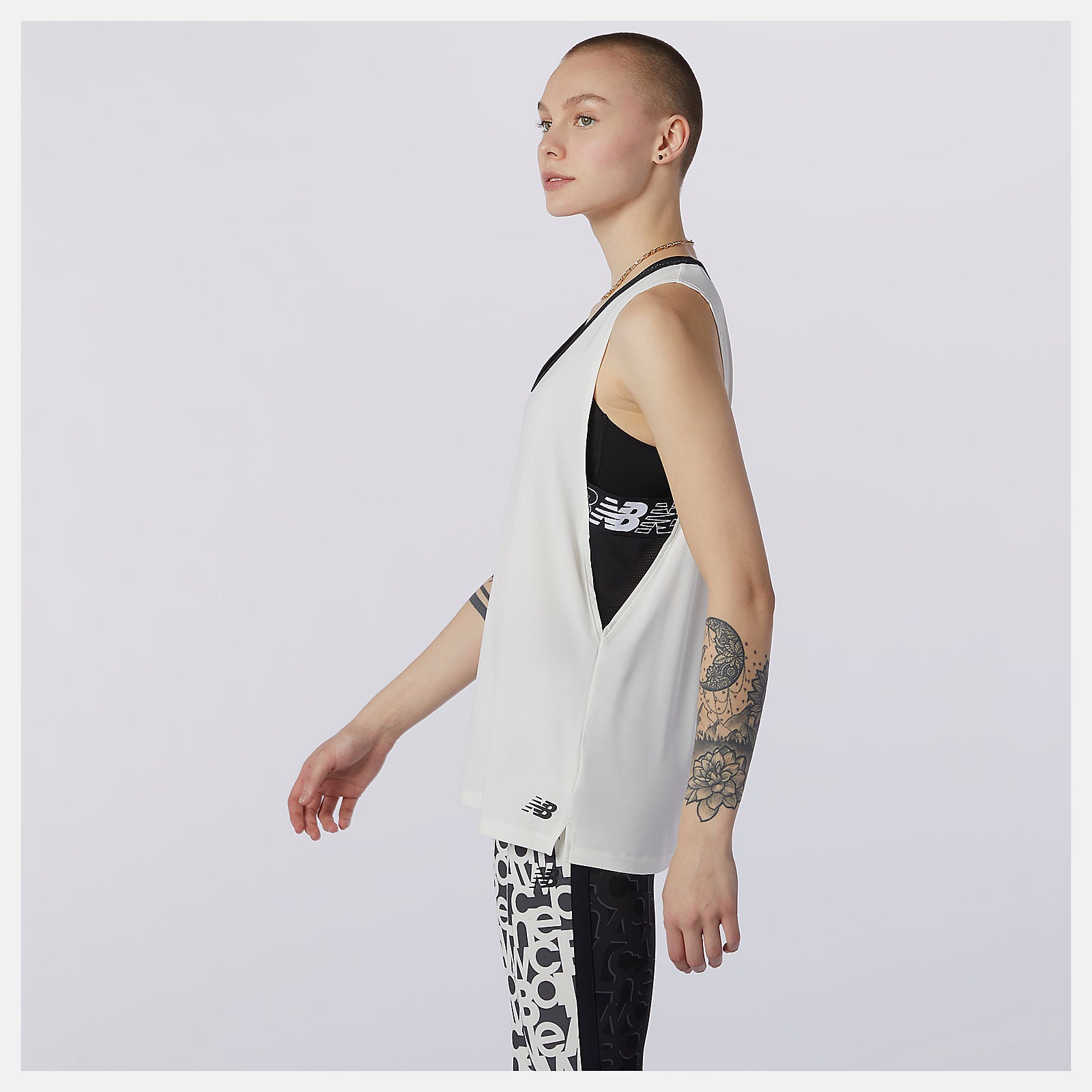 Sea Salt Relentless Sweat Tank New Balance Clothing