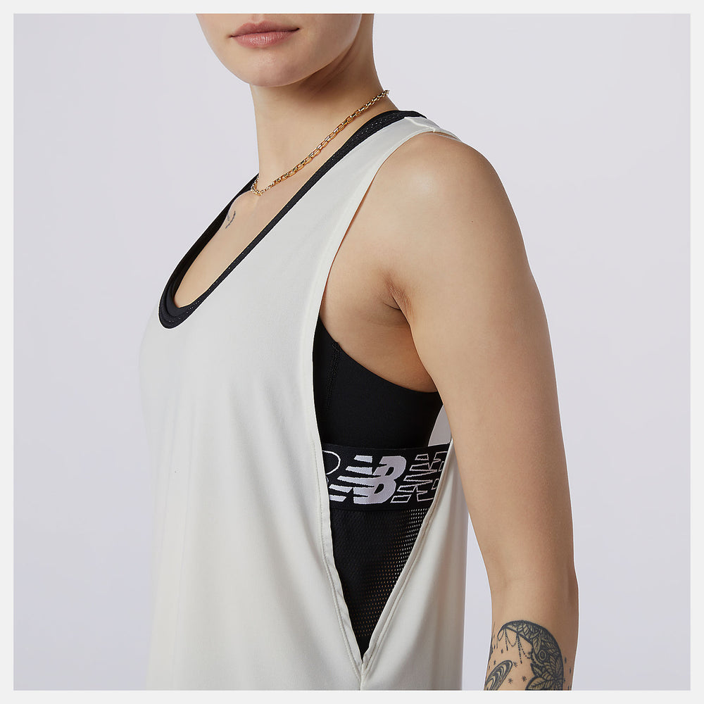 Sea Salt Relentless Sweat Tank New Balance Clothing