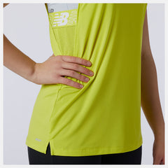 Sulpher Yellow Relentless Sweat Tank New Balance Clothing