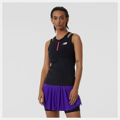 Black Tournament Keyhole Tank New Balance Clothing