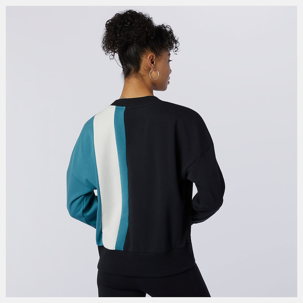 Black NB Athletics Higher Learning Crew New Balance Clothing