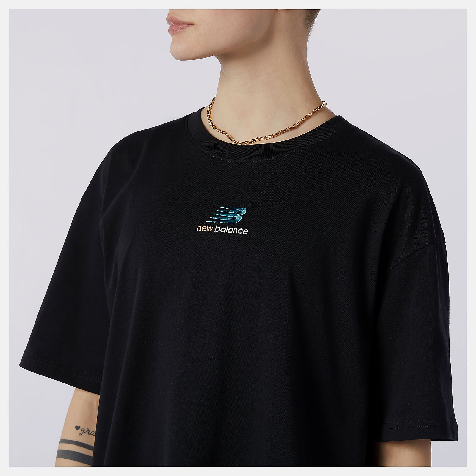 Black NB Athletics Higher Learning Graphic Tee New Balance Clothing