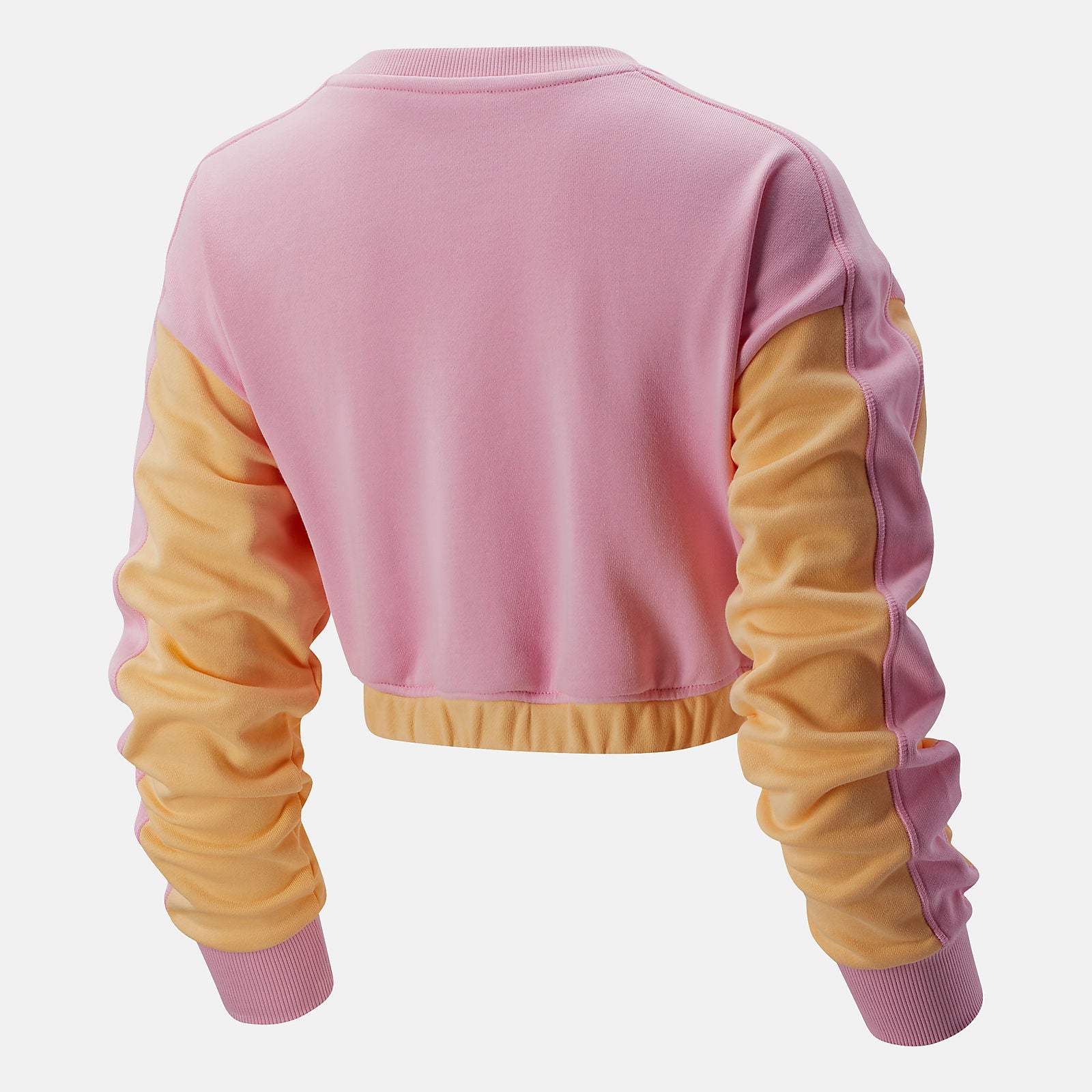 Pink Lemonade NB Athletics Baroque Crop Crew New Balance Clothing