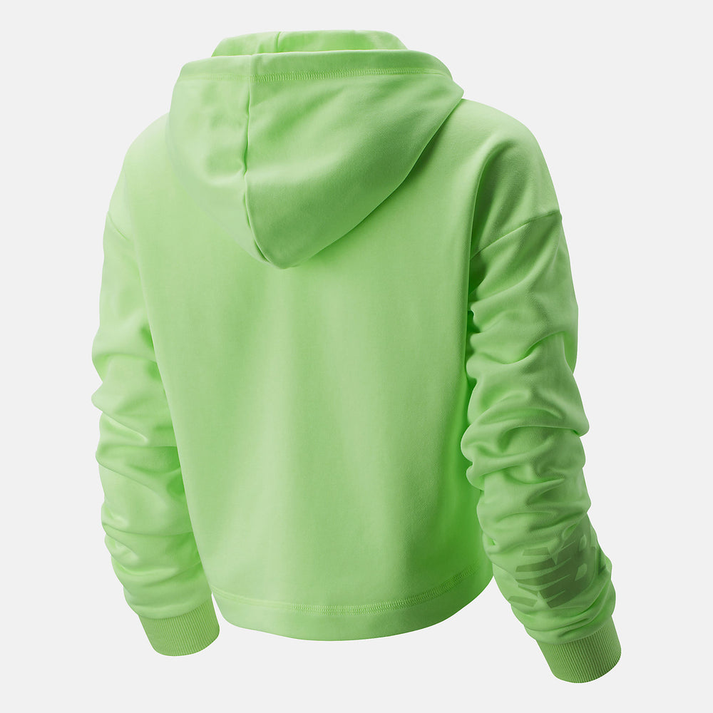 Bleached Lime Glo NB Essentials NBX Hoodie New Balance Clothing