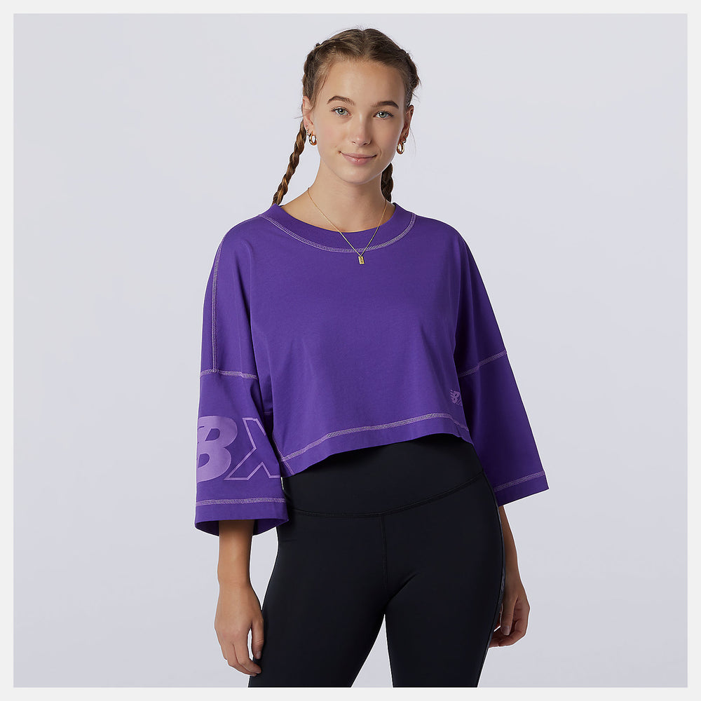 Prism Purple NB Essentials NBX Graphic Tee 2 New Balance Clothing