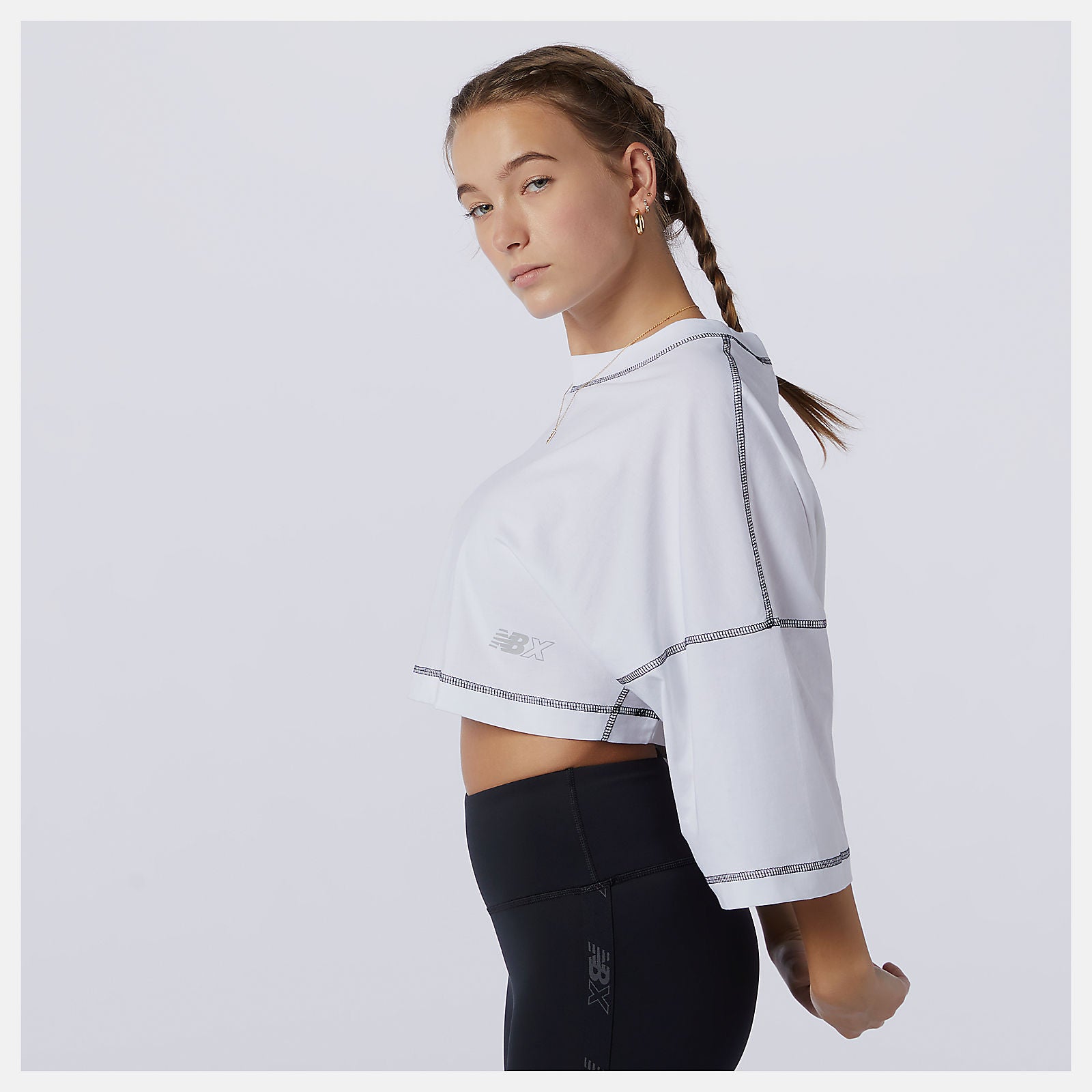 White NB Essentials NBX Graphic Tee 2 New Balance Clothing
