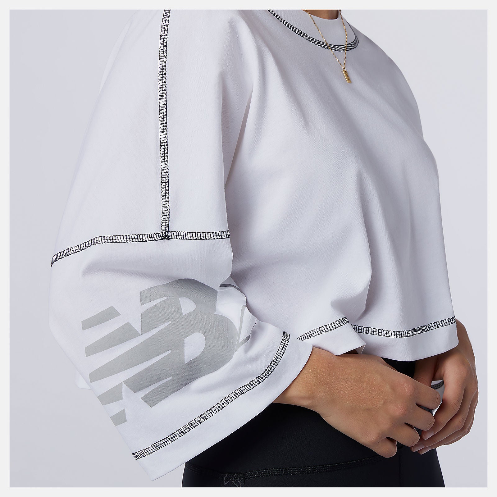 White NB Essentials NBX Graphic Tee 2 New Balance Clothing