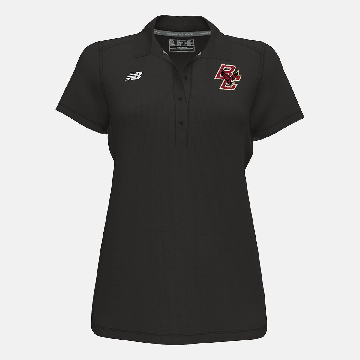 Team Black Tech Polo(Boston College) New Balance Clothing