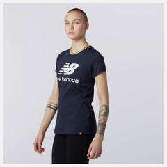Eclipse Essentials Stacked Logo Tee New Balance Clothing