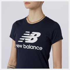 Eclipse Essentials Stacked Logo Tee New Balance Clothing