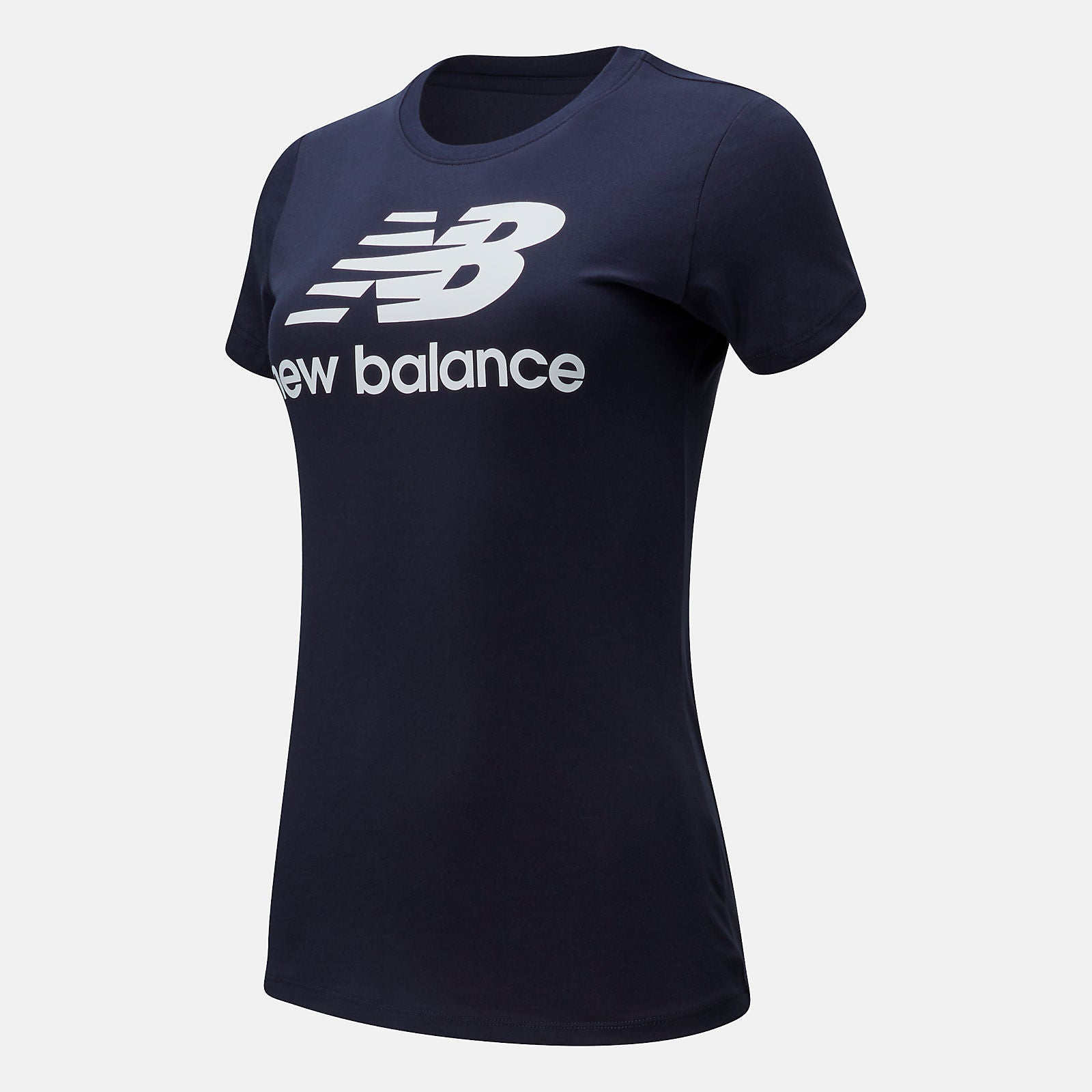 Eclipse Essentials Stacked Logo Tee New Balance Clothing