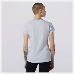 Grey Essentials Stacked Logo Tee New Balance Clothing