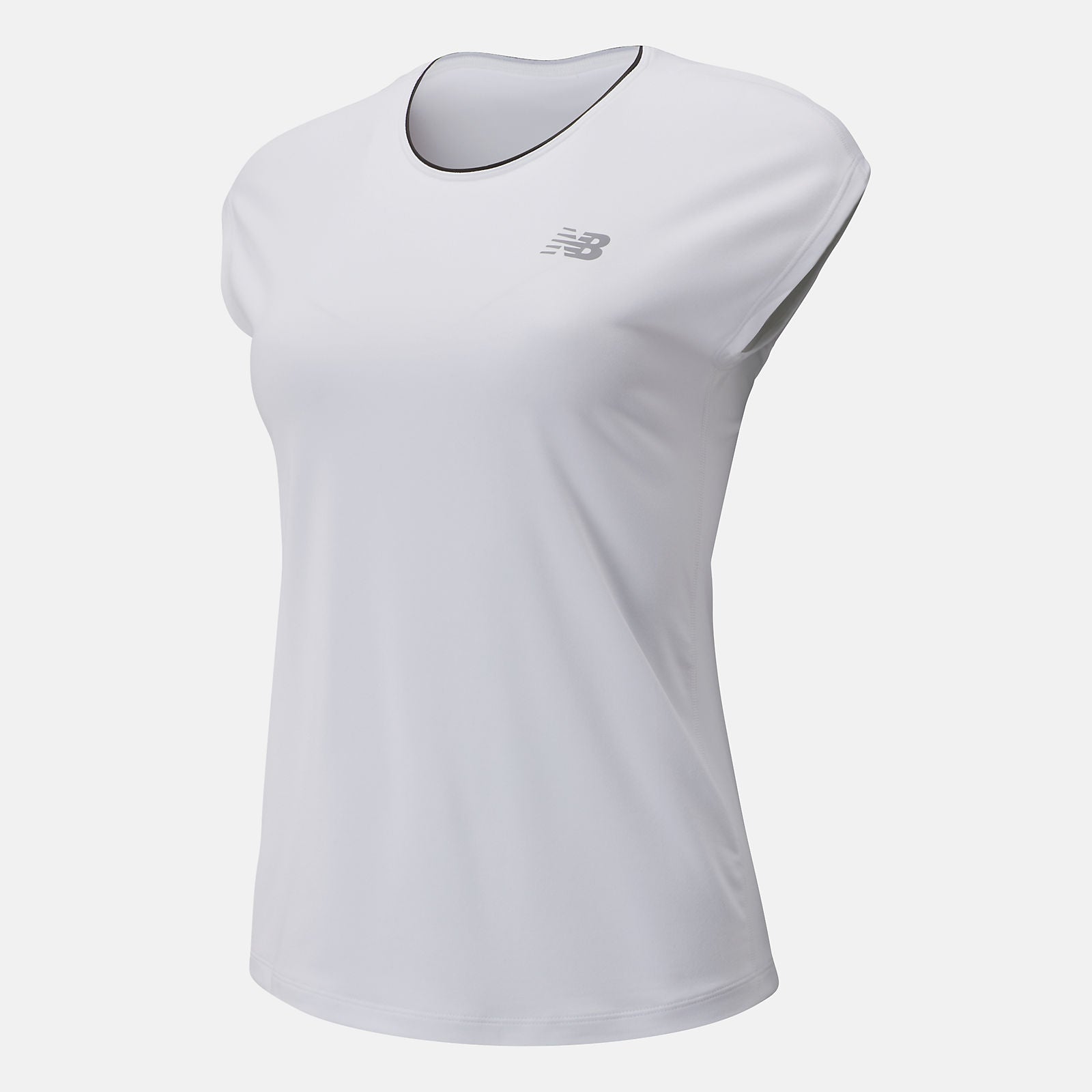 White Rally Cap Sleeve New Balance Clothing