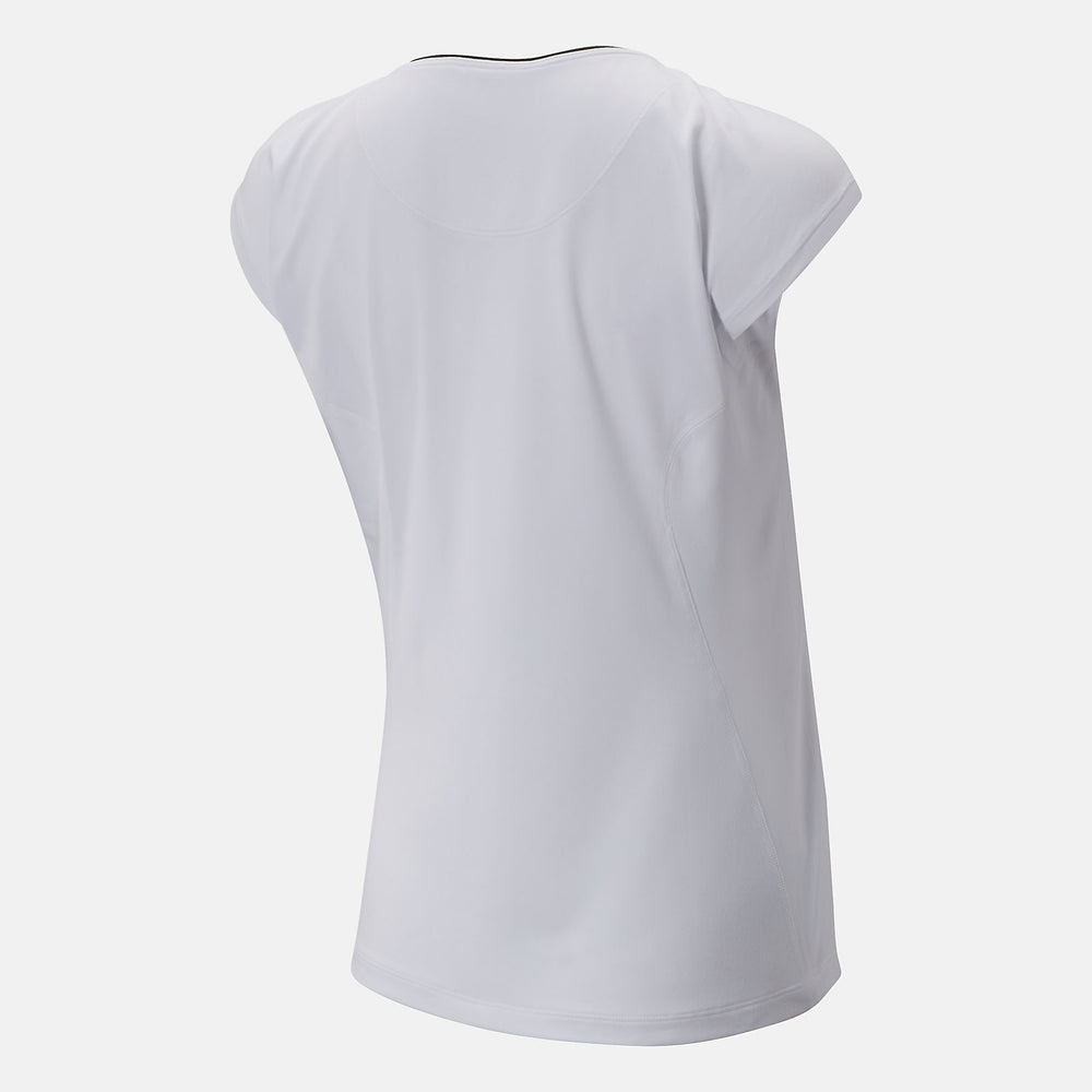 White Rally Cap Sleeve New Balance Clothing