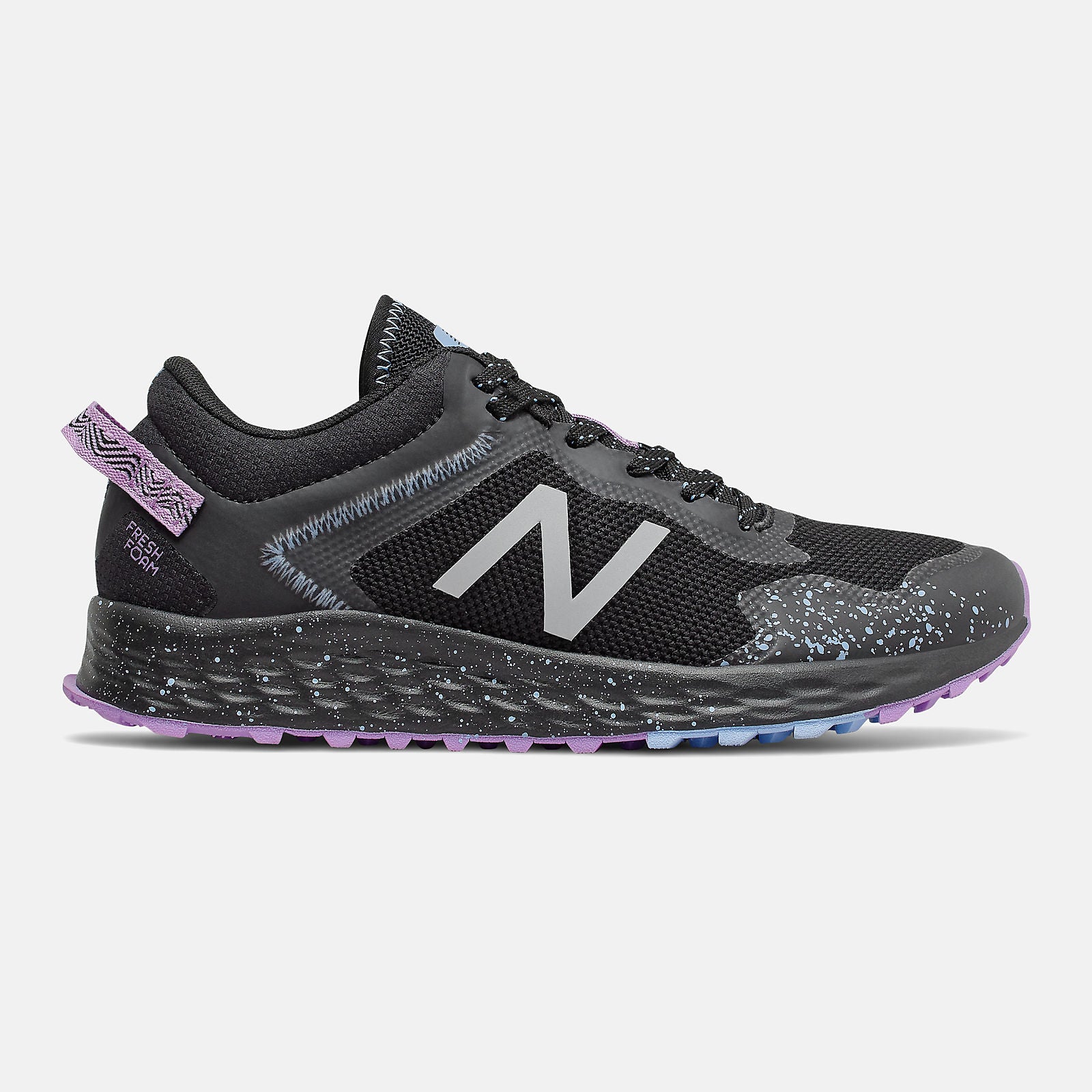 Black/Purple and Neo Violet Fresh Foam Arishi Trail New Balance Shoes