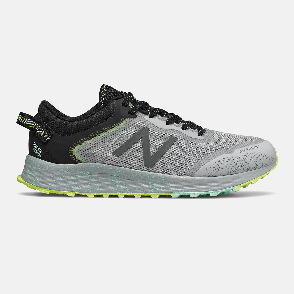 Light Aluminum/Black and Neo Mint Fresh Foam Arishi Trail New Balance Shoes