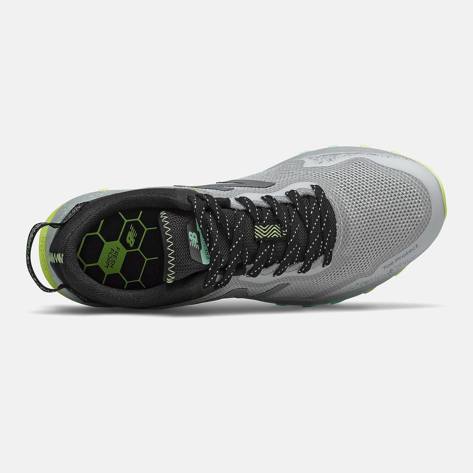 Light Aluminum/Black and Neo Mint Fresh Foam Arishi Trail New Balance Shoes