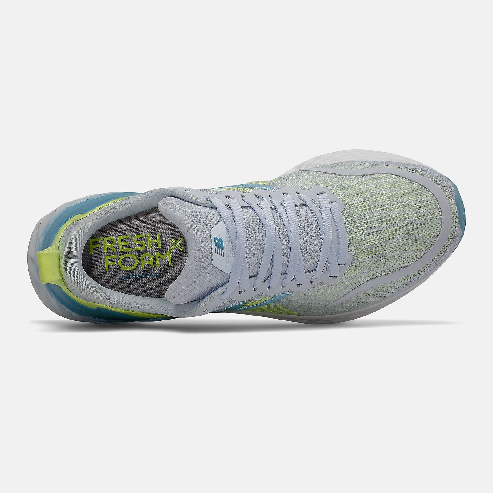 Moon Dust/Bali Blue and Lemon Slush Fresh Foam Tempo New Balance Shoes